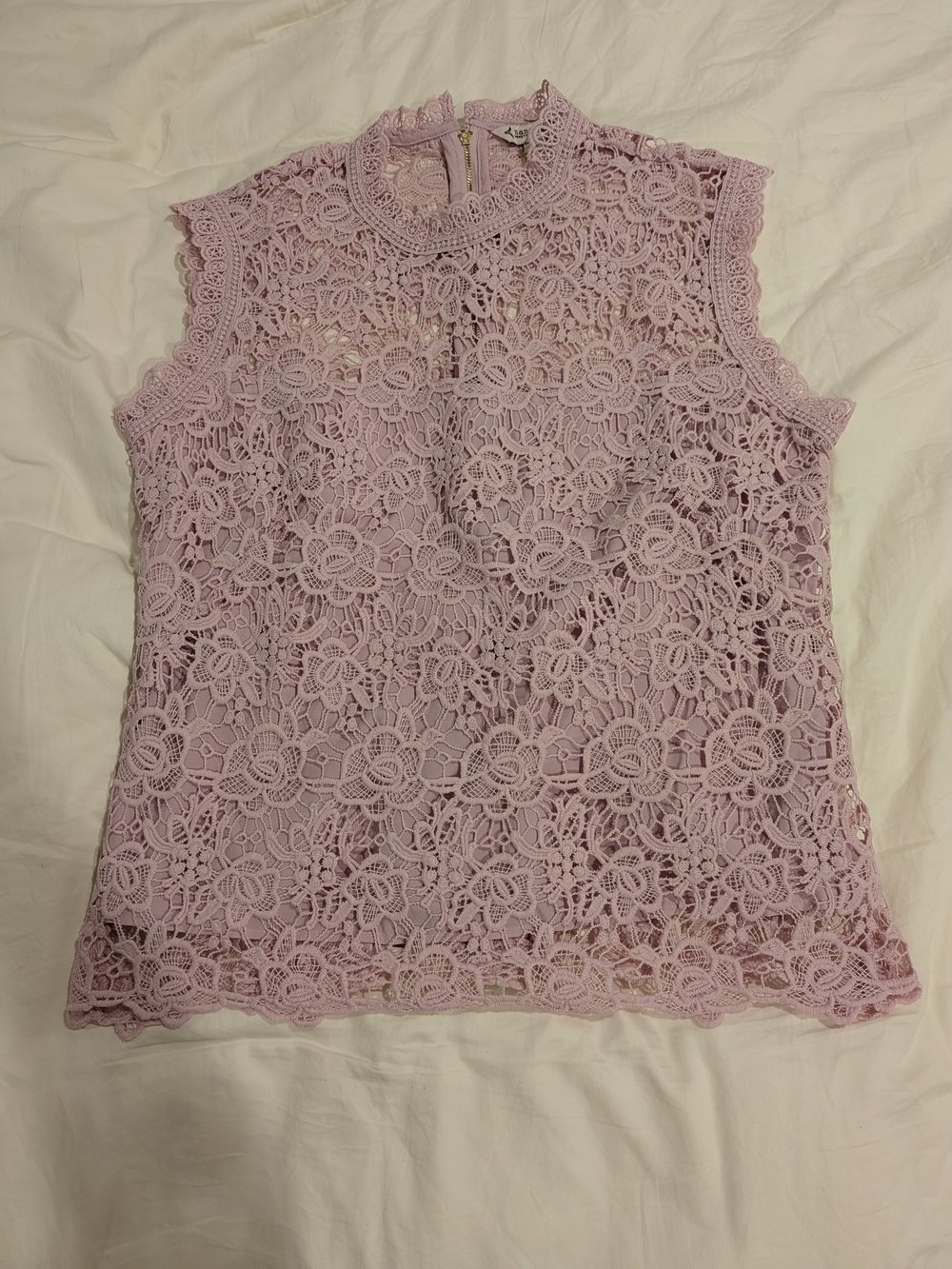 Nanette Lepore Lavender Lace Sleeveless Camisole